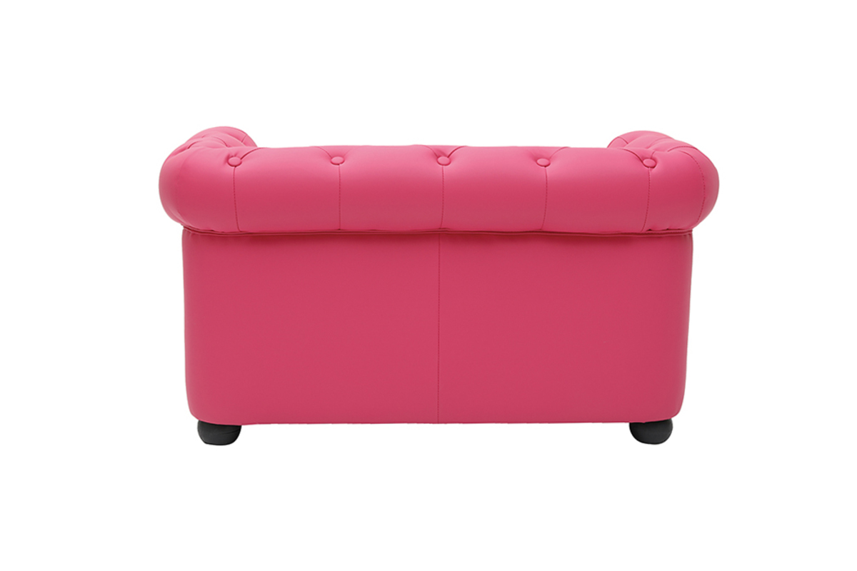Divano da bambino 2 posti BABY CHESTERFIELD rosa 
