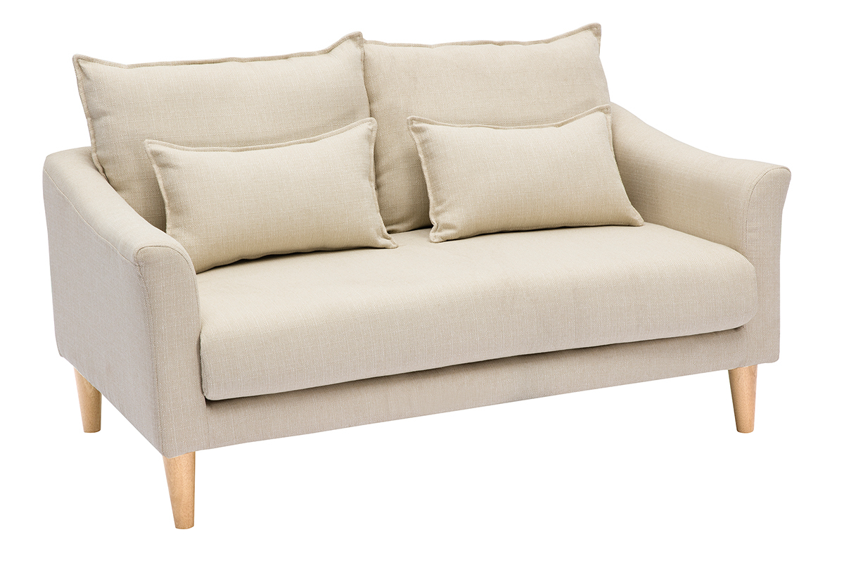 Divano design 2 posti Beige KATE