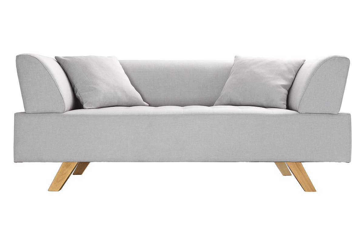 Divano design 2 posti grigio ARTIC