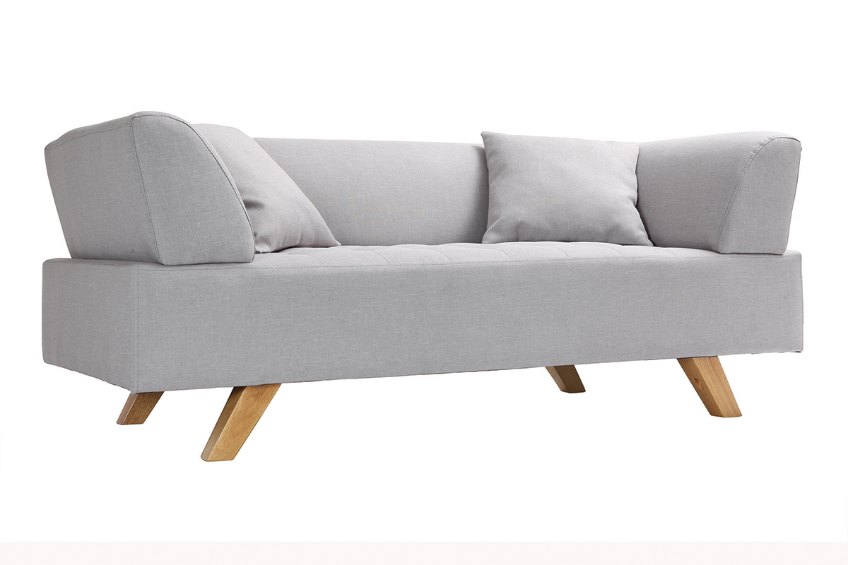 Divano design 2 posti grigio ARTIC