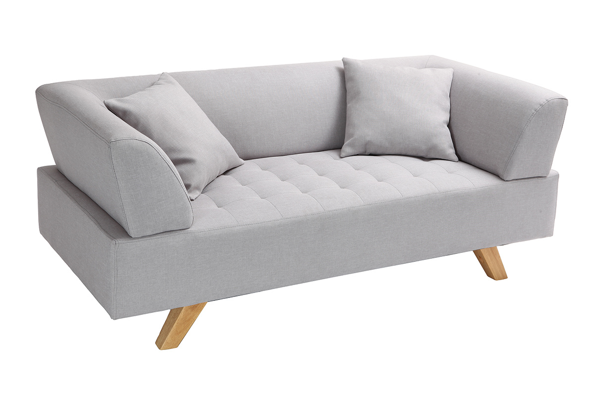 Divano design 2 posti grigio ARTIC