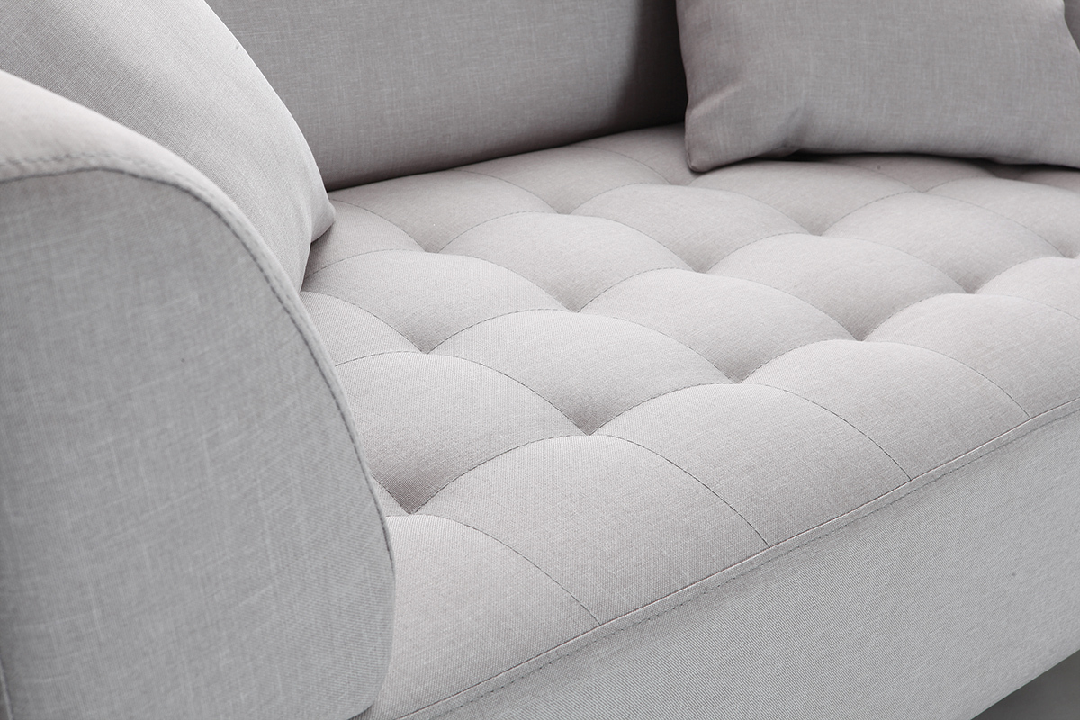 Divano design 2 posti grigio ARTIC