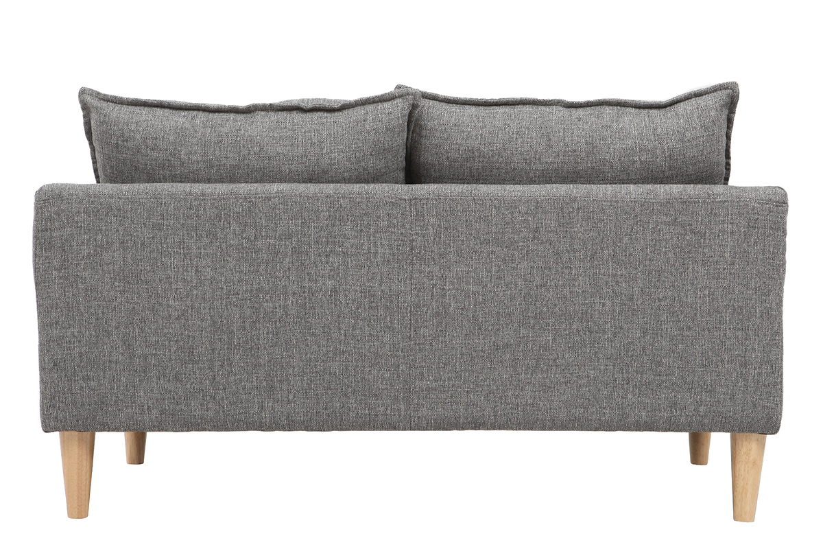 Divano design 2 posti Grigio KATE