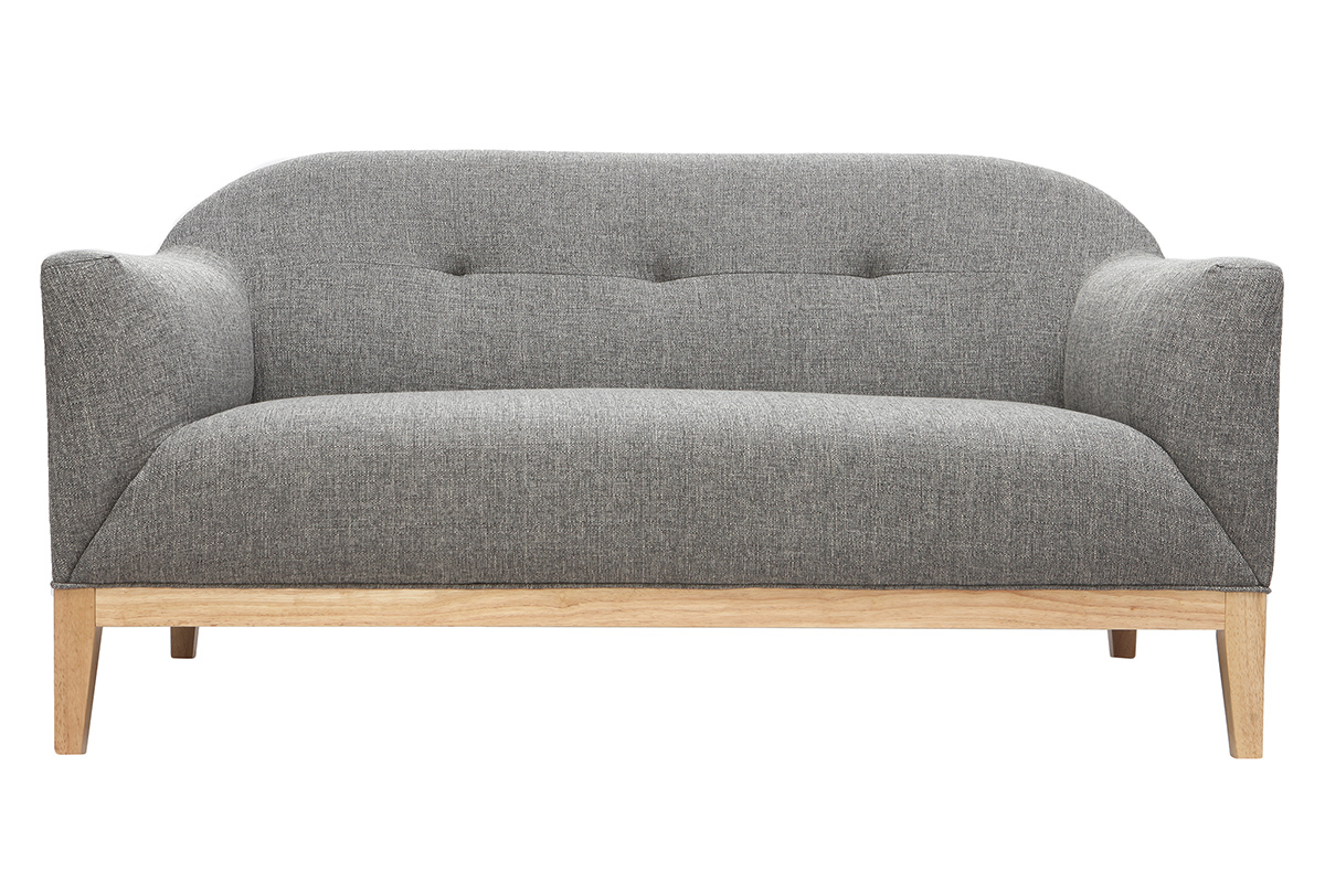 Divano design 2 posti Grigio MARY
