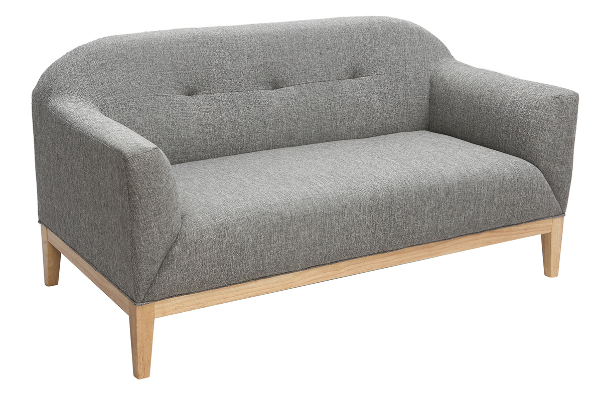 Divano design 2 posti Grigio MARY