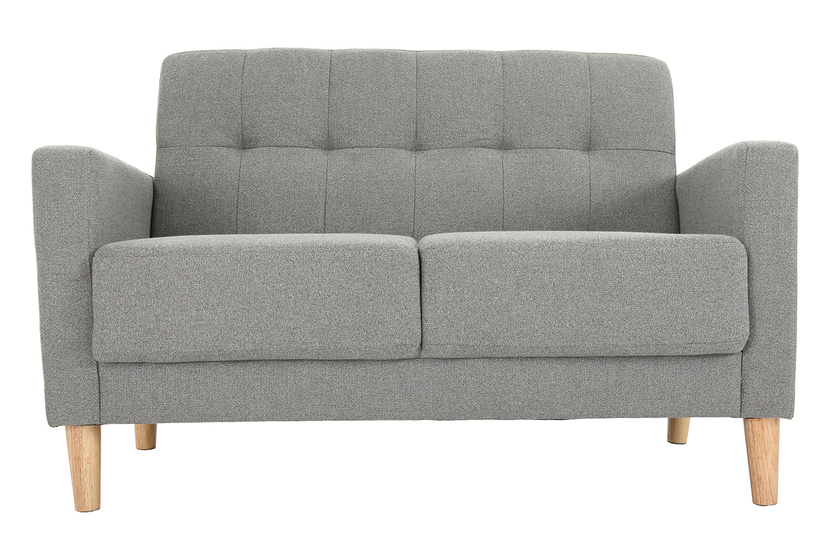 Divano design 2 posti grigio MOON