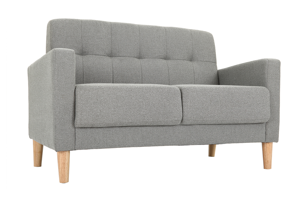 Divano design 2 posti grigio MOON