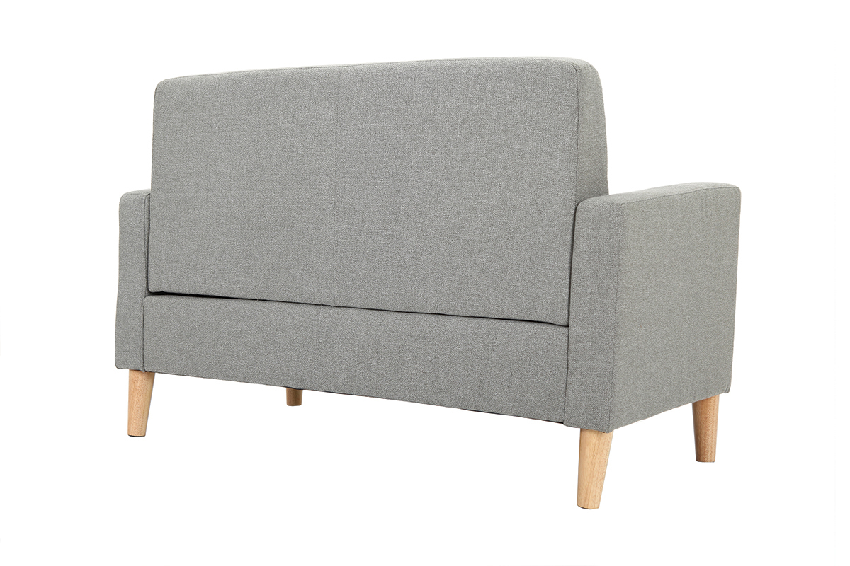 Divano design 2 posti grigio MOON