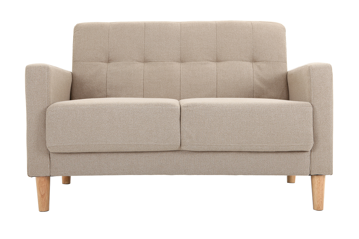 Divano design 2 posti naturale MOON