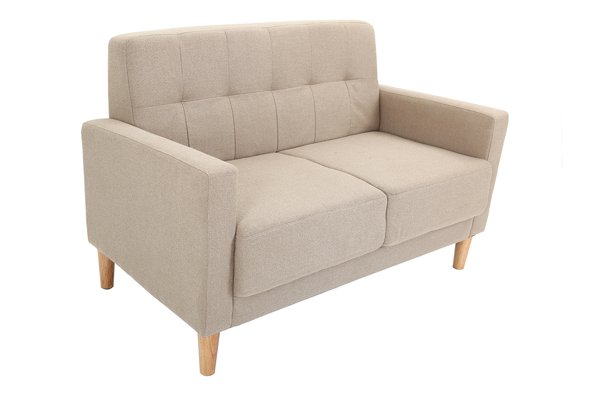 Divano design 2 posti naturale MOON