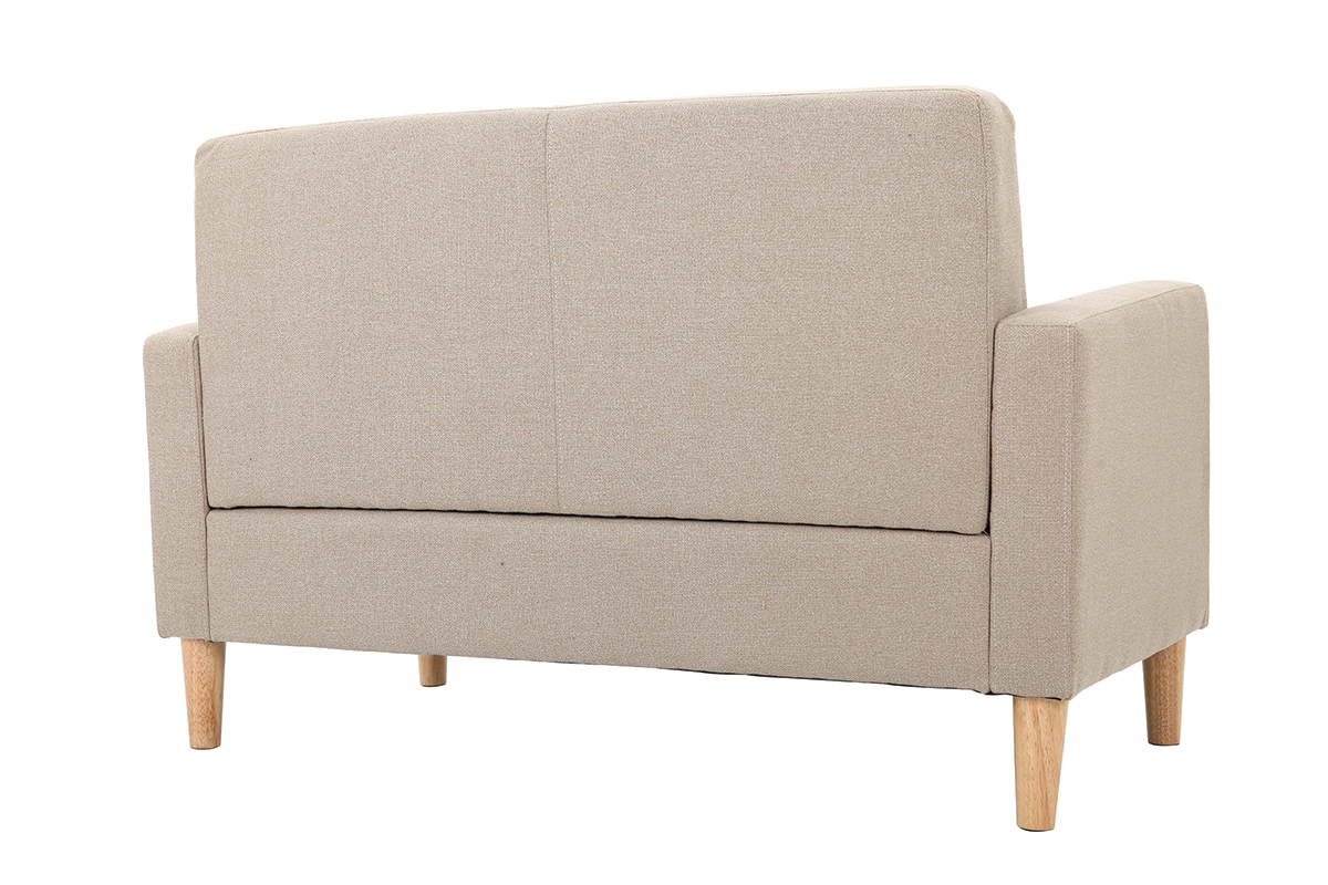 Divano design 2 posti naturale MOON
