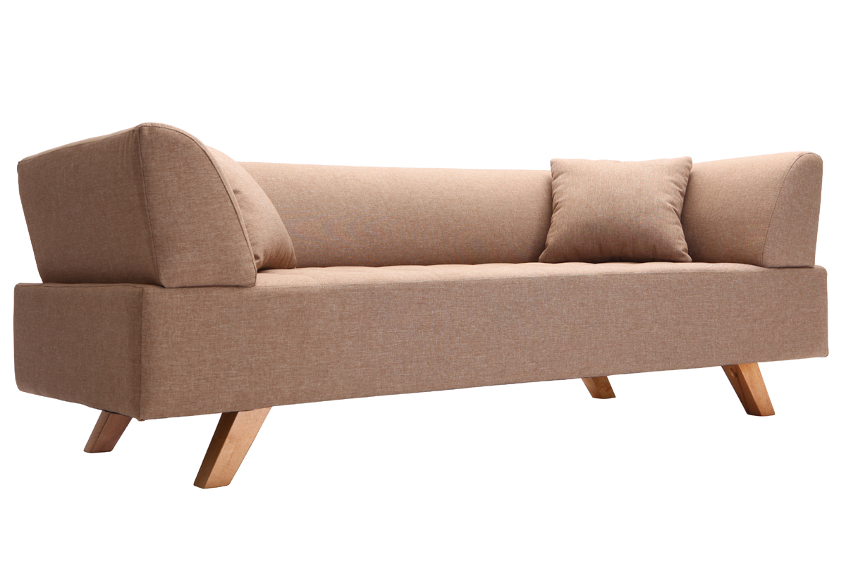 Divano design 3 posti beige ARTIC