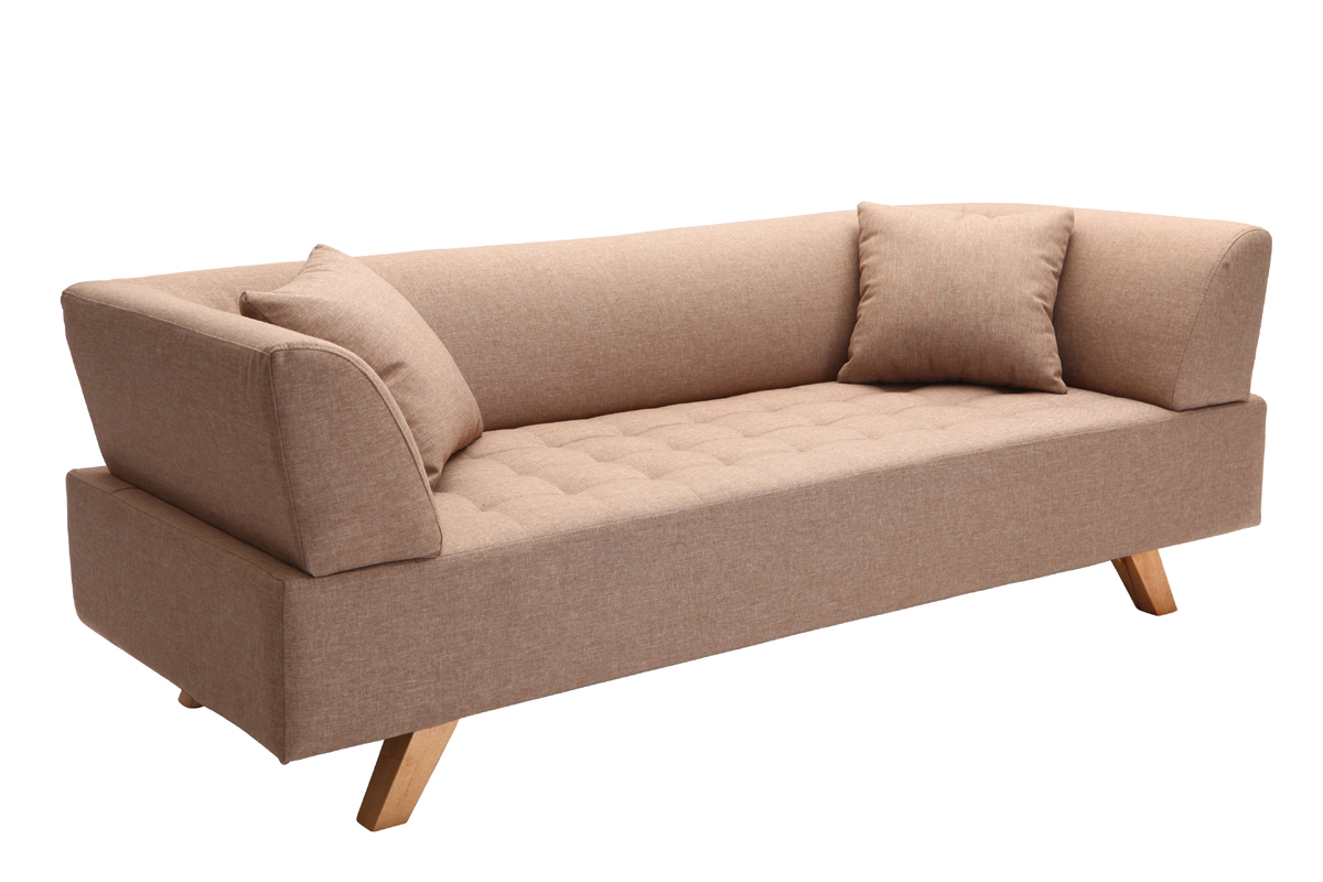 Divano design 3 posti beige ARTIC