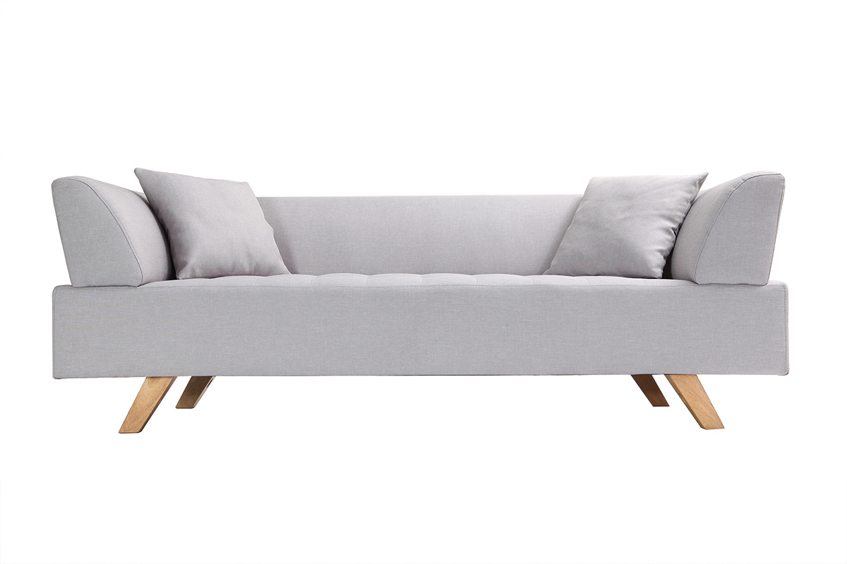 Divano design 3 posti grigio ARTIC