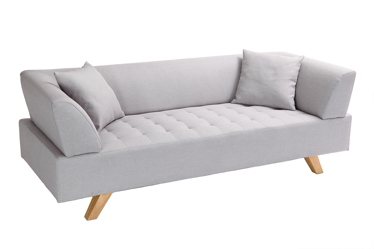 Divano design 3 posti grigio ARTIC