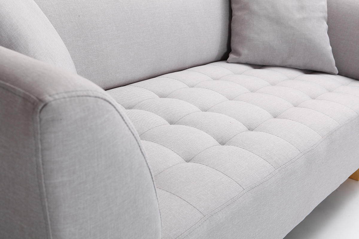 Divano design 3 posti grigio ARTIC