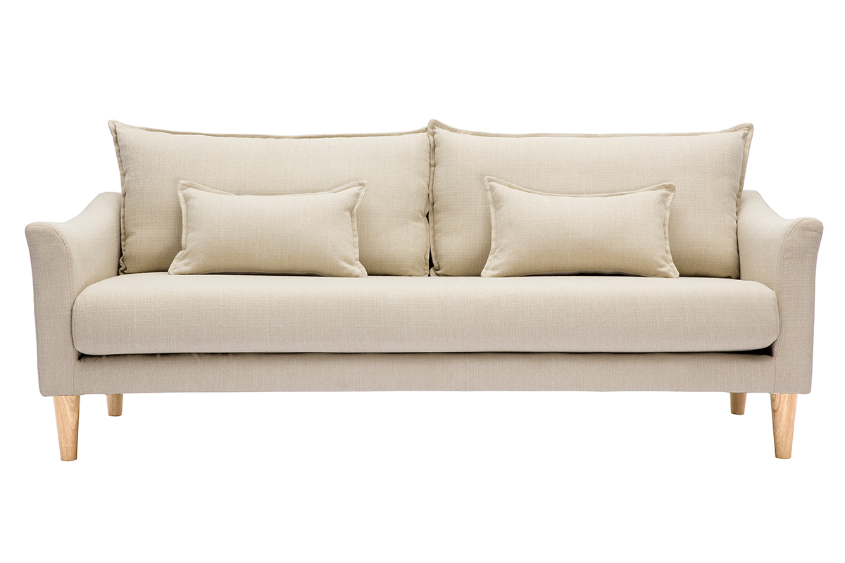 Divano design 3 posti grigio KATE