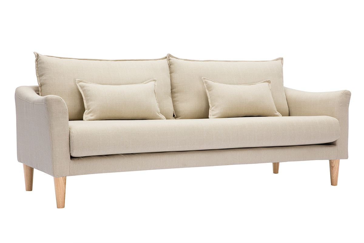 Divano design 3 posti grigio KATE