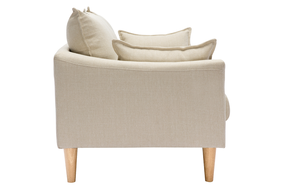 Divano design 3 posti grigio KATE