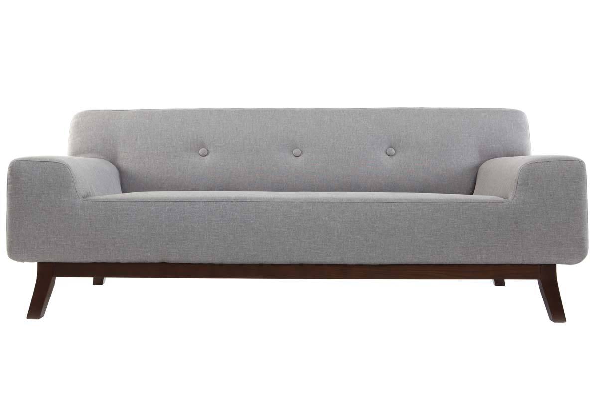 Divano design 3 posti grigio VILA