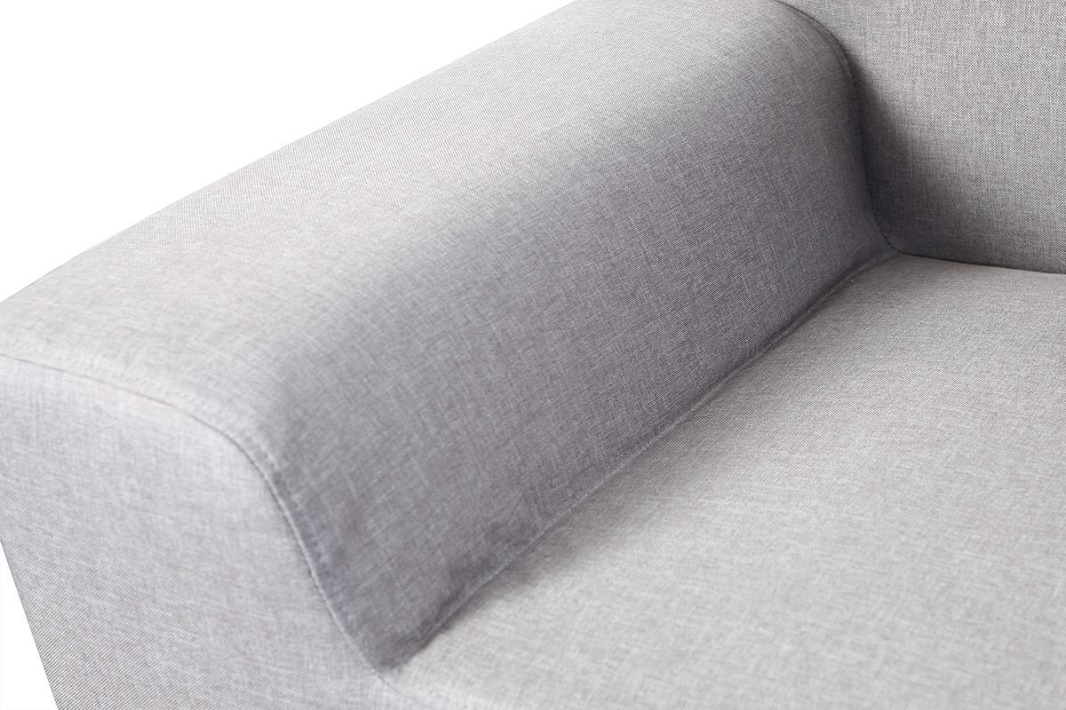 Divano design 3 posti grigio VILA