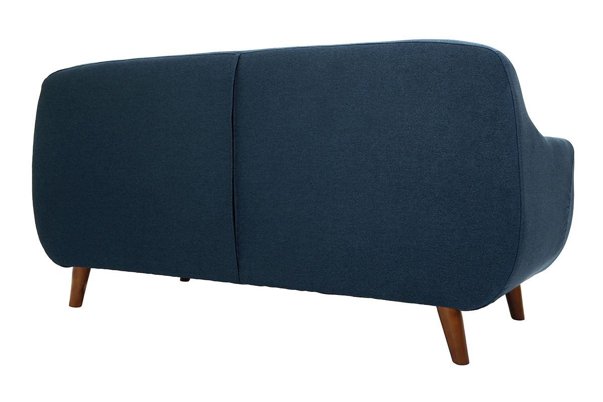 Divano design 3 posti sfoderabile blu YNOK