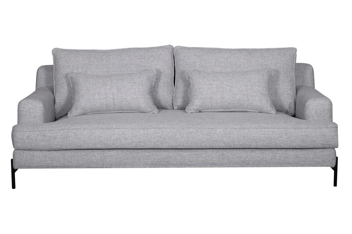 Divano design 4 posti grigio chin PUCHKINE