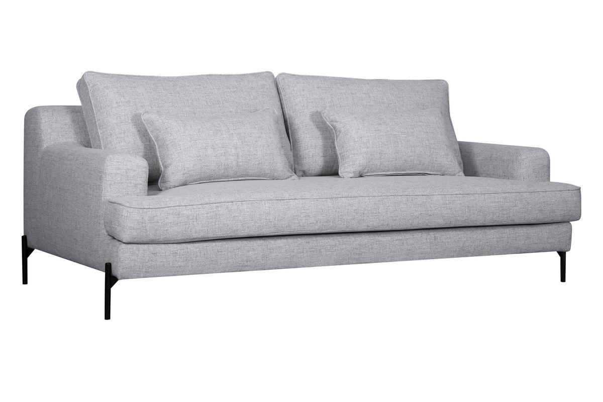 Divano design 4 posti grigio chin PUCHKINE
