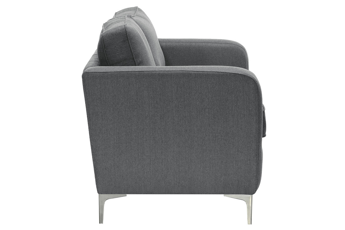 Divano design a 3 posti Grigio chiaro HARRY