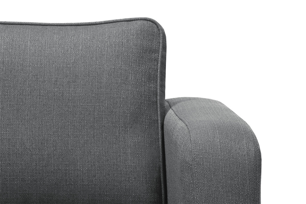 Divano design a 3 posti Grigio chiaro HARRY