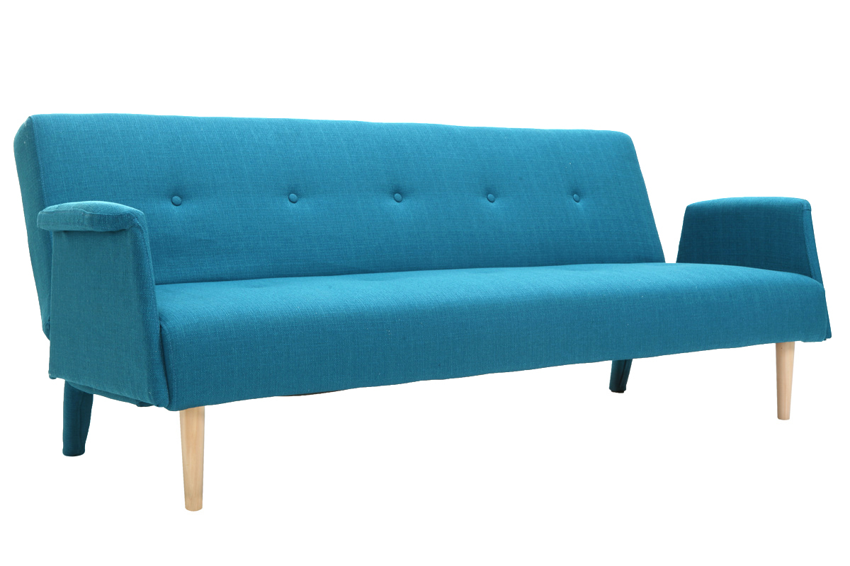 Divano design convertibile blu OSCAR