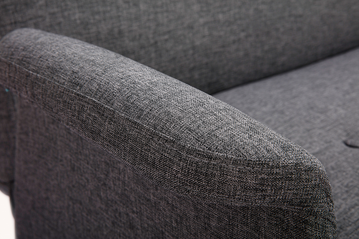 Divano design convertibile grigio scuro OSCAR
