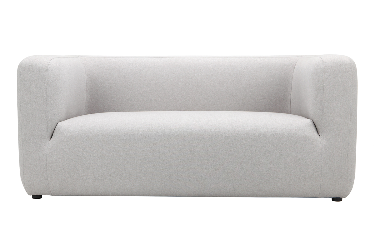 Divano design in tessuto Grigio 2 posti BACIO