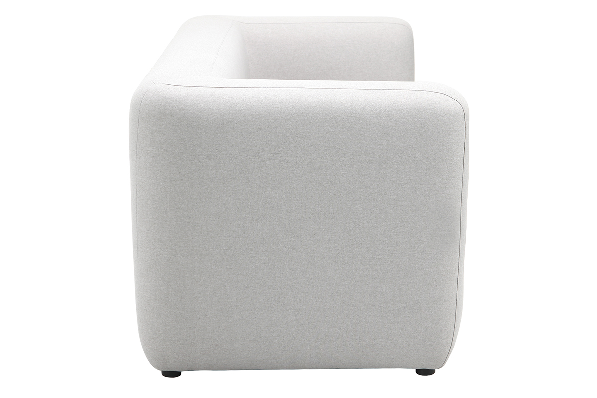 Divano design in tessuto Grigio 2 posti BACIO