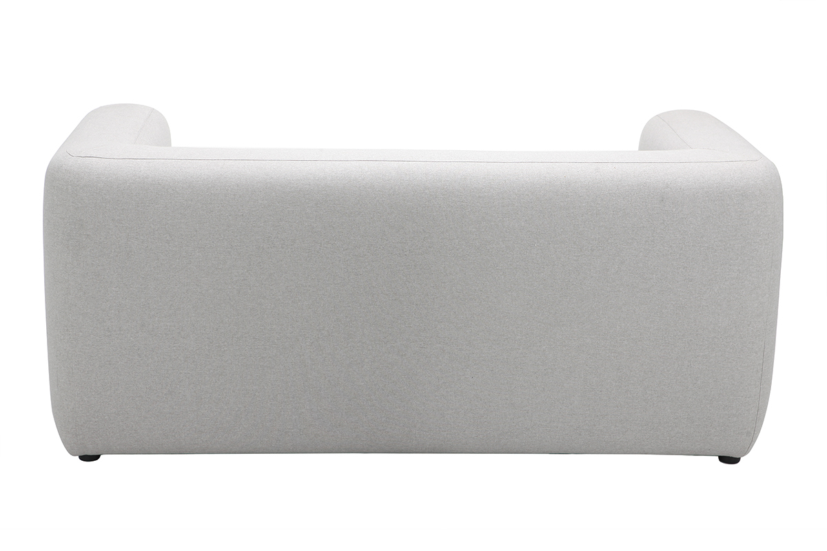 Divano design in tessuto Grigio 2 posti BACIO