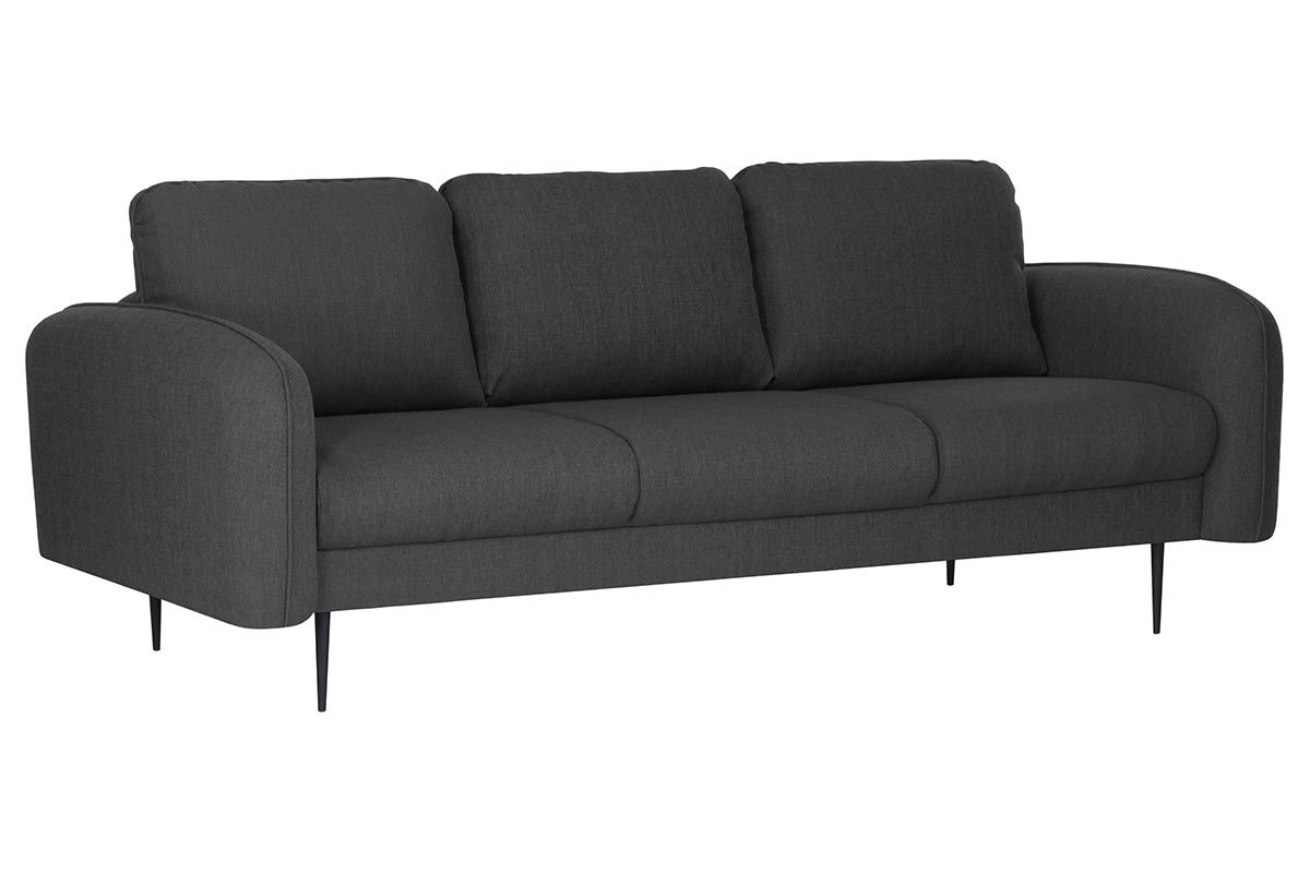 Divano design in tessuto Grigio scuro 3 posti SIDI