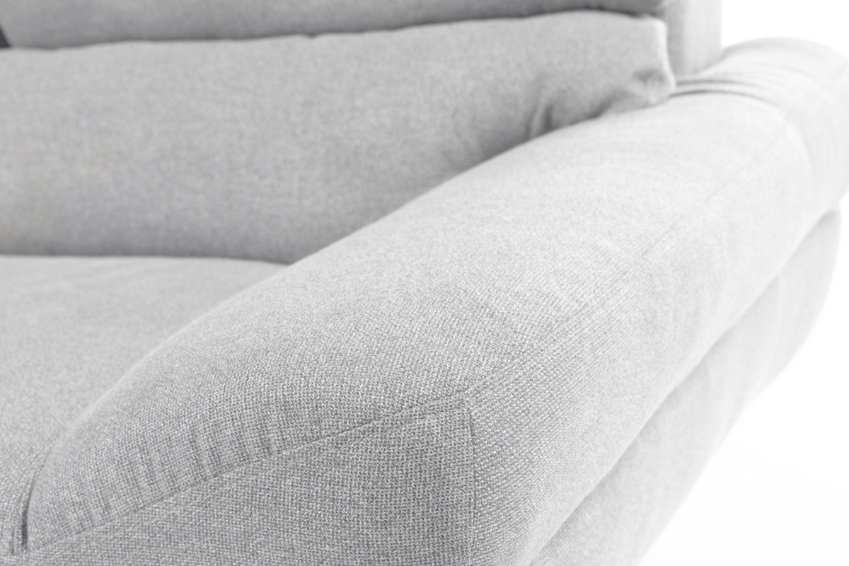 Divano design scandinavo 3 posti grigio NORDIK