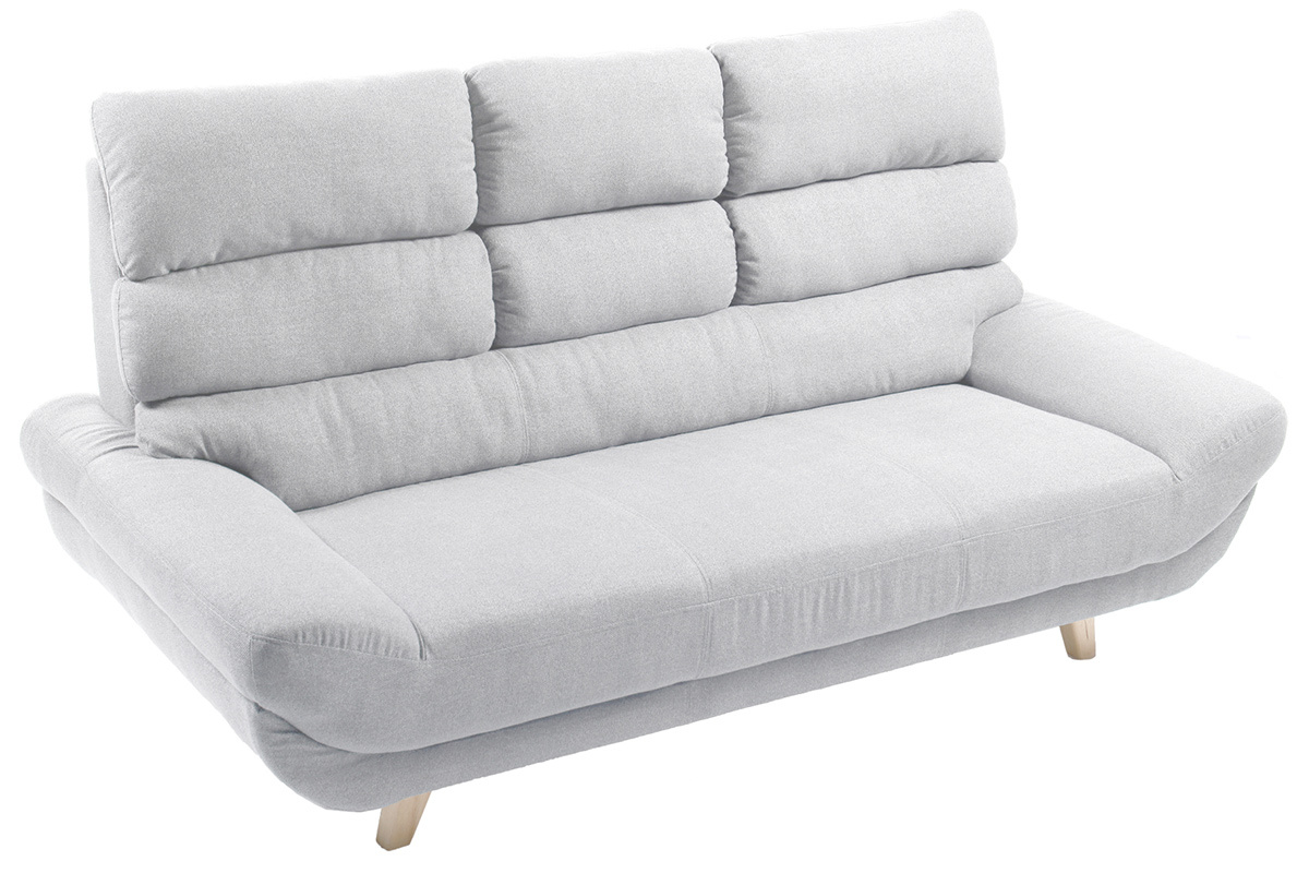Divano design scandinavo 3 posti grigio NORDIK