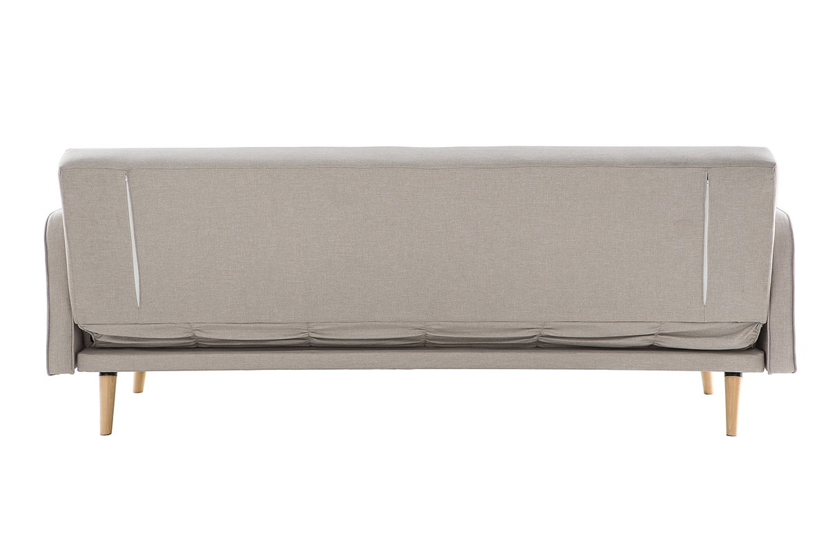 Divano letto scandinavo 3 posti naturale ULLA