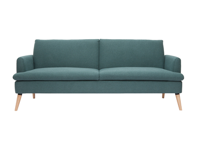 Divano letto scandinavo 3 posti verde STEWART