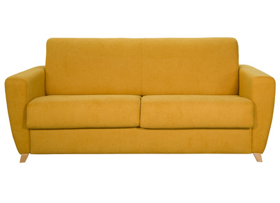 Divano letto scandinavo giallo senape GRAHAM