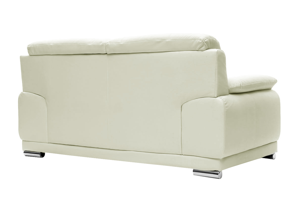Divano pelle design bianco 2 posti TAMARA