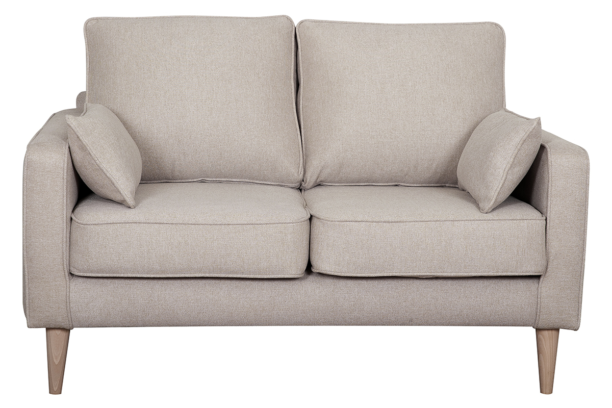 Divano scandinavo 2 posti beige PAPEL