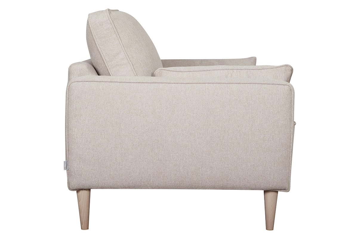 Divano scandinavo 2 posti beige PAPEL