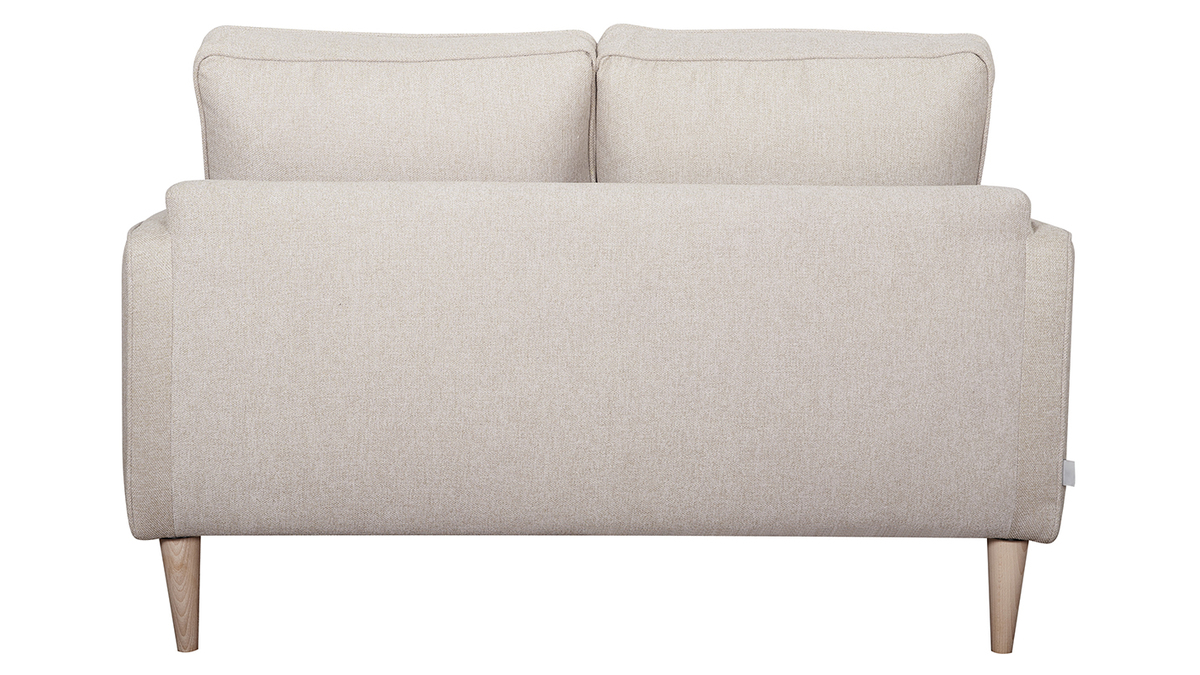 Divano scandinavo 2 posti beige PAPEL