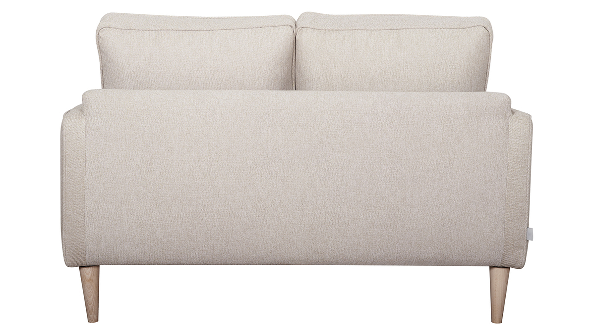 Divano scandinavo 2 posti beige PAPEL