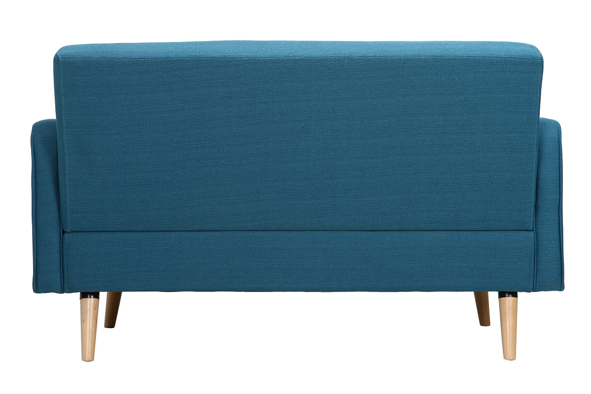 Divano scandinavo 2 posti blu anatra ULLA