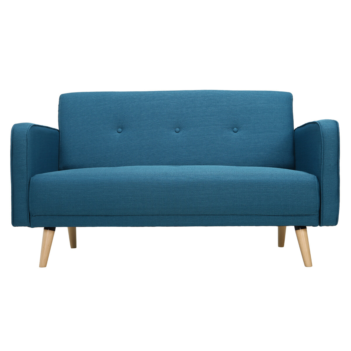 Divano scandinavo 2 posti blu anatra ULLA