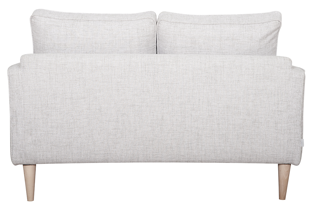 Divano scandinavo 2 posti grigio chiaro PAPEL