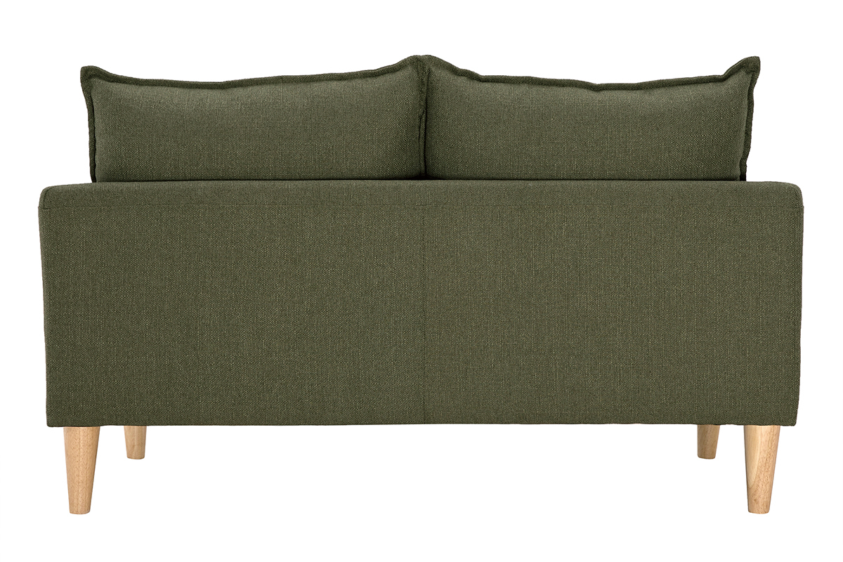 Divano scandinavo 2 posti kaki KATE